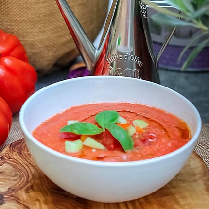 gazpacho platos vegetarianos