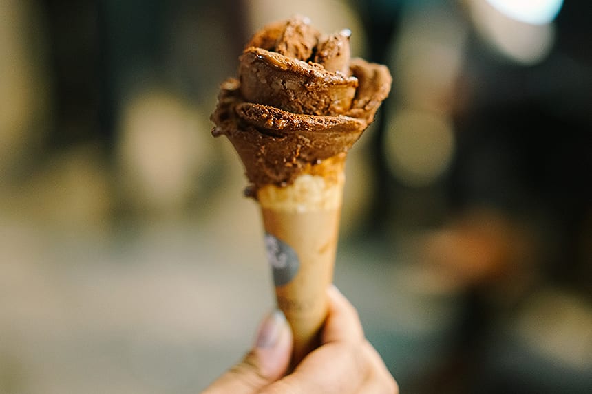 día internacional del chocolate helado de chocolate