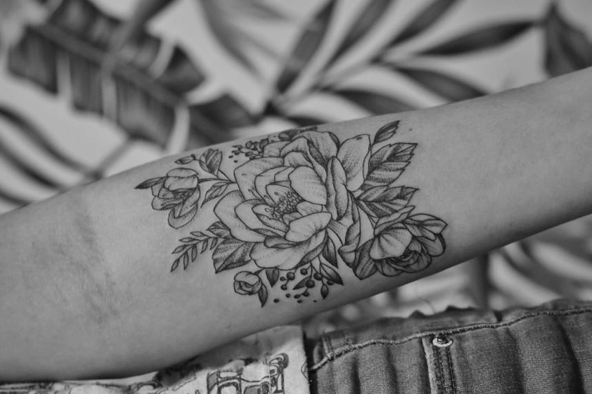 tatuajes madrid flores