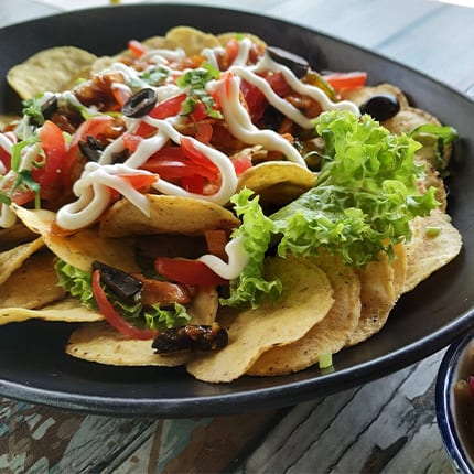 comida mexicana nachos