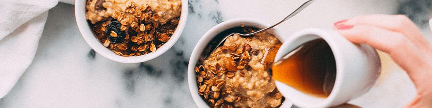 porridge de avena elaboración