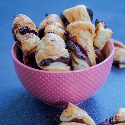 Recetas con hojaldre de chocolate Recetas con hojaldre de chocolate