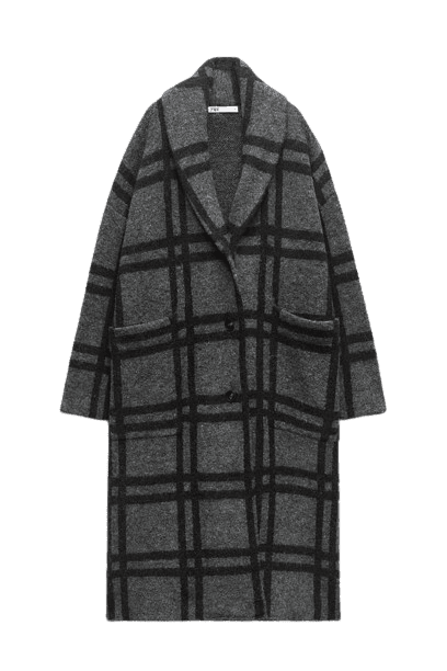 Tendencias invierno abrigo de cuadros tendencias invierno abrigo de cuadros