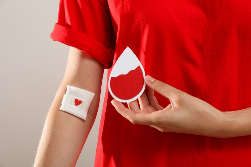 Blood donation, concept of awareness and donation